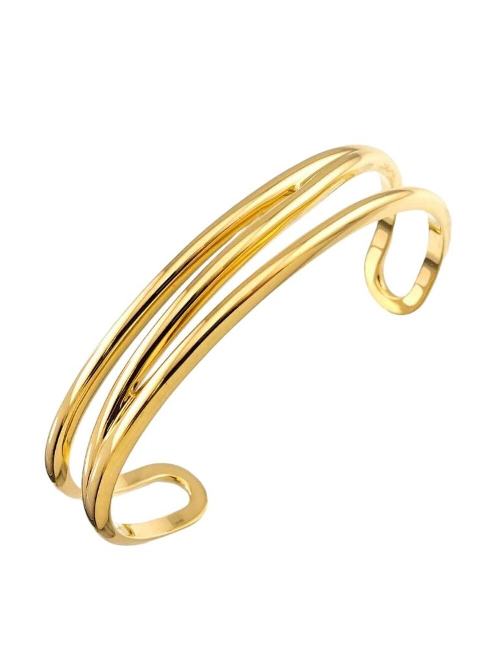Tiffany & Co Open Bangle 17 18k Yellow Gold 750 Bracelet